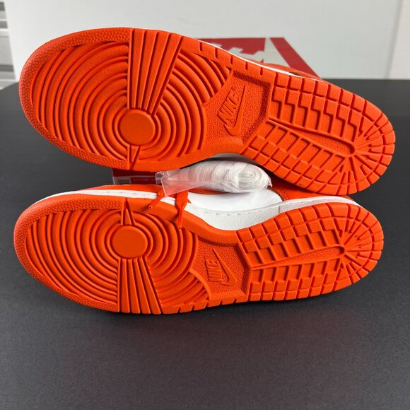 Nike Dunk Low Shoes Men's 8.5 Syracuse 2020 Orange & White Sneakers CUI726-101 - Picture 9 of 13